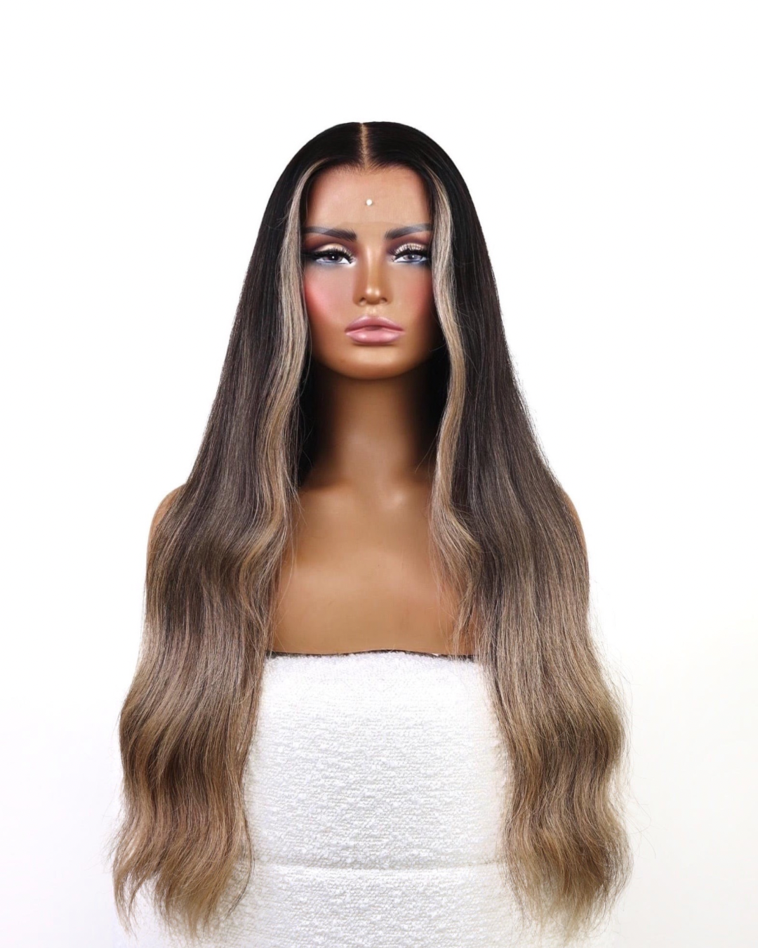 WILLOW OMBRE ESPRESSO HUMAN HAIR HD LACE WIG