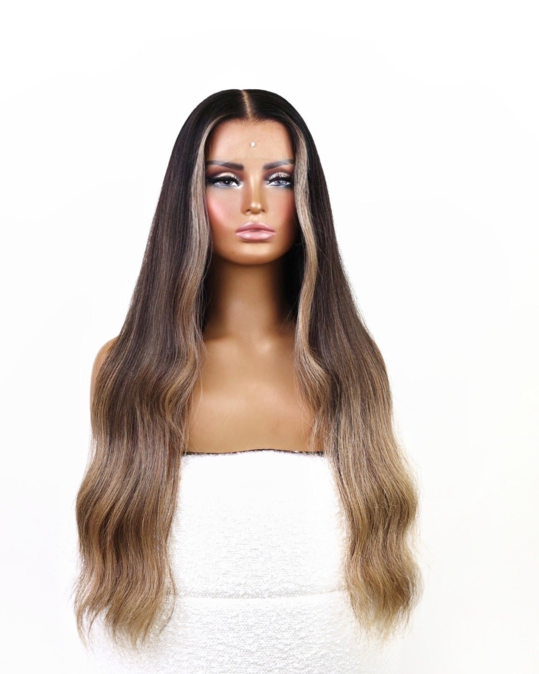 WILLOW OMBRE ESPRESSO HUMAN HAIR HD LACE WIG