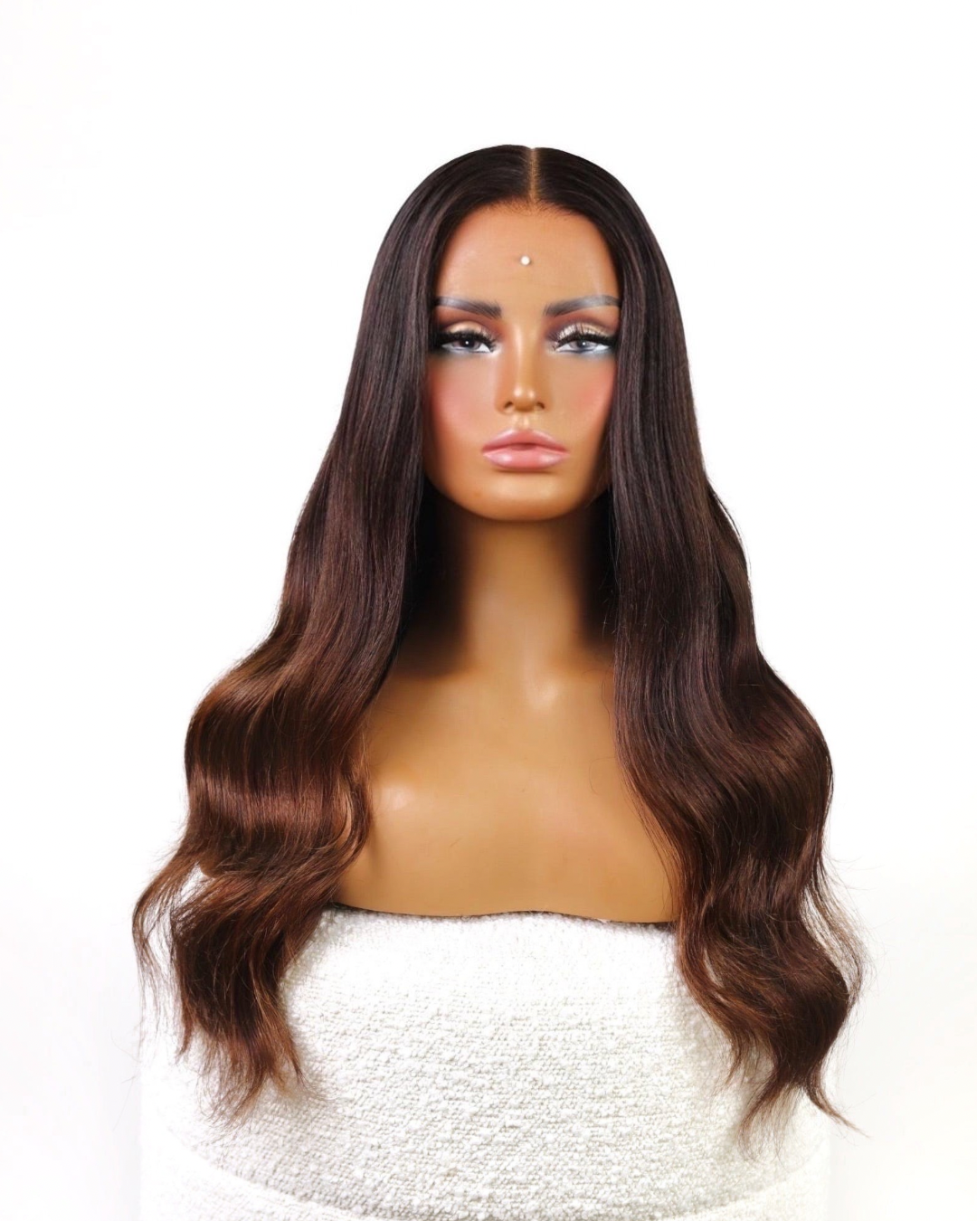 KAIA BROWN OMBRÉ HUMAN HAIR HD LACE WIG