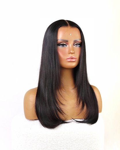 ADRIANA LAYERED HUMAN HAIR HD LACE  WIG